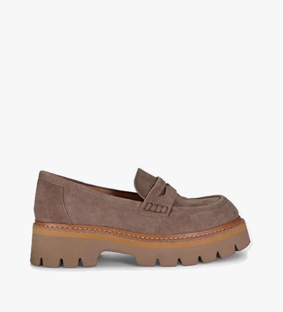 Mındy Kadın Deri Ayakkabı Bej - Görsel 1