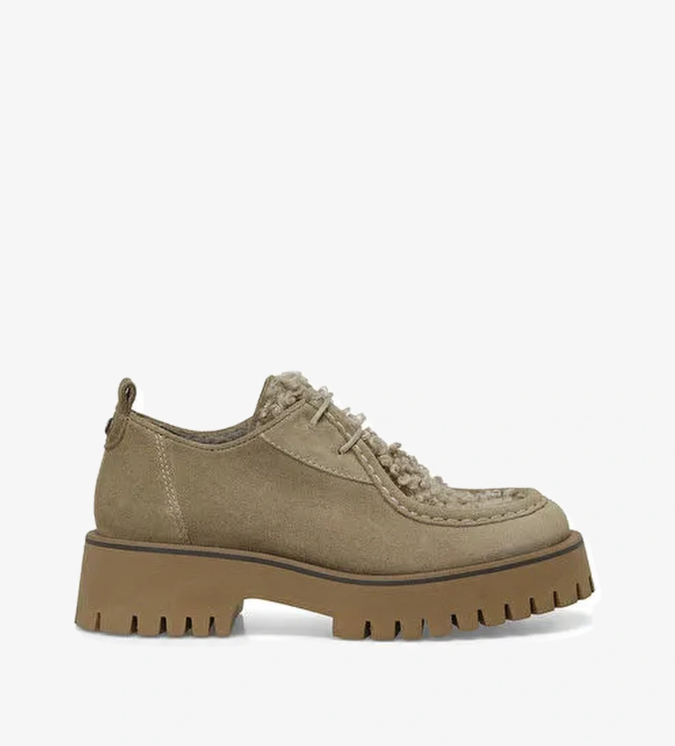 ERNEA 4PR Bej Kadın Loafer - Görsel 1