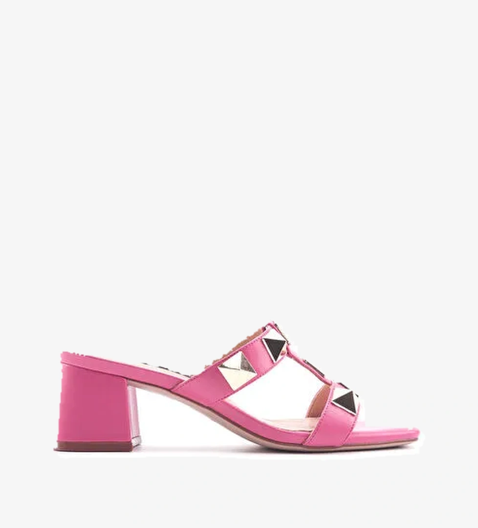 JOEY 4FX Fuşya Kadın Topuklu Terlik - Görsel 1