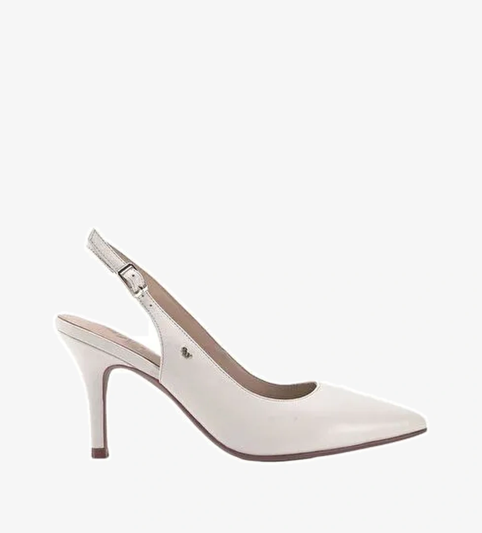 RENNA 3FX Beyaz Kadın Topuklu Ayakkabı - Görsel 1