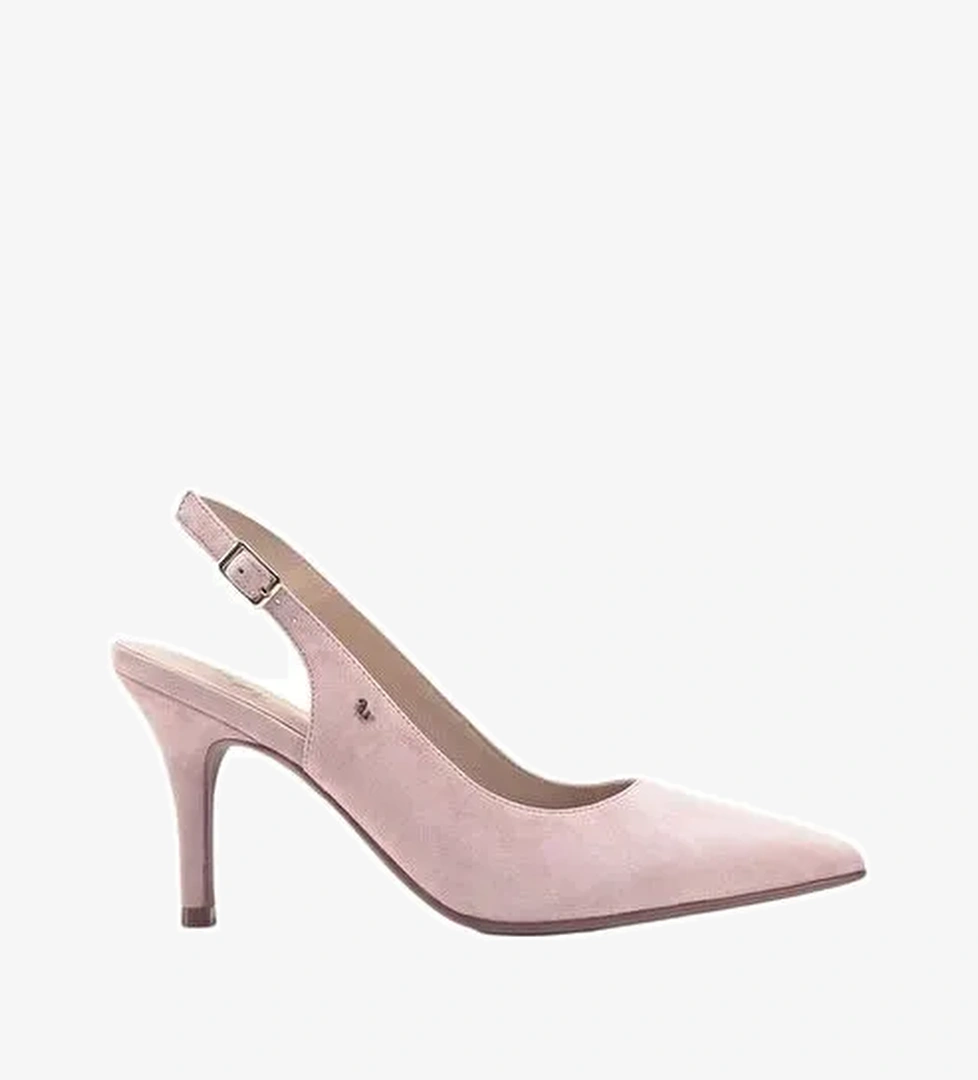 RENNAS 3FX Pudra Kadın Topuklu Ayakkabı - Görsel 1