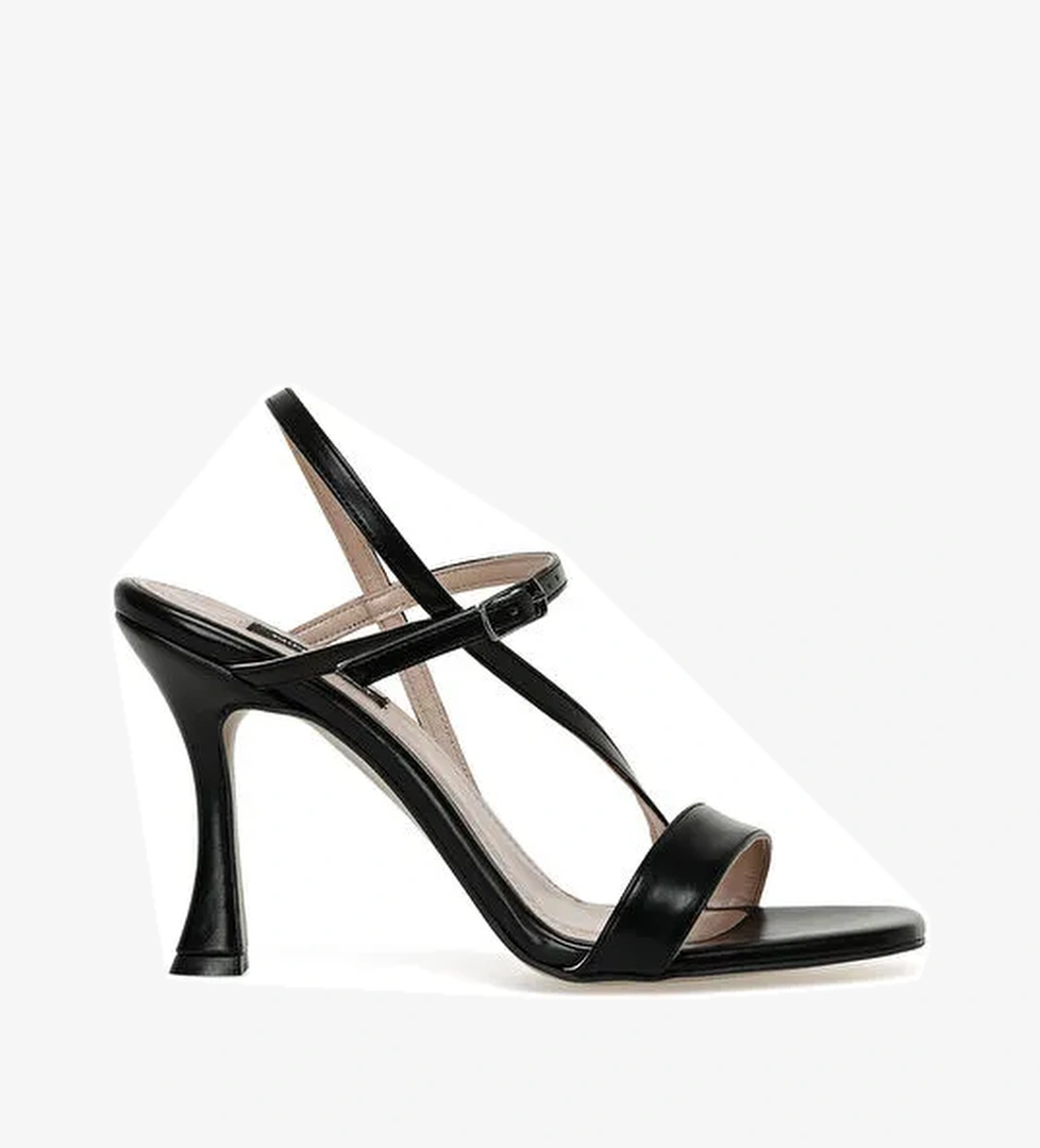 FIT 3FX Siyah Kadın Topuklu Sandalet - Görsel 1