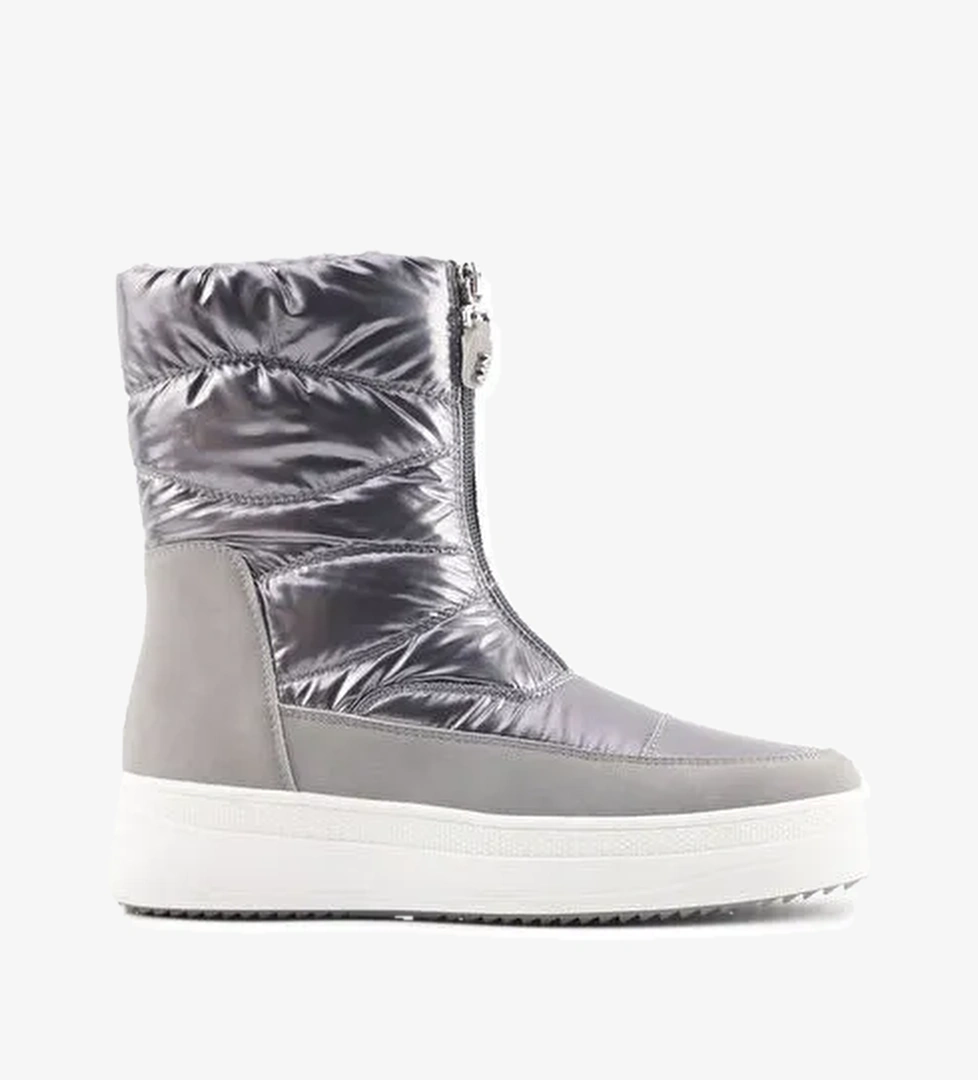 DERRONA 3PR GRI Kadın Kar Botu - Görsel 1