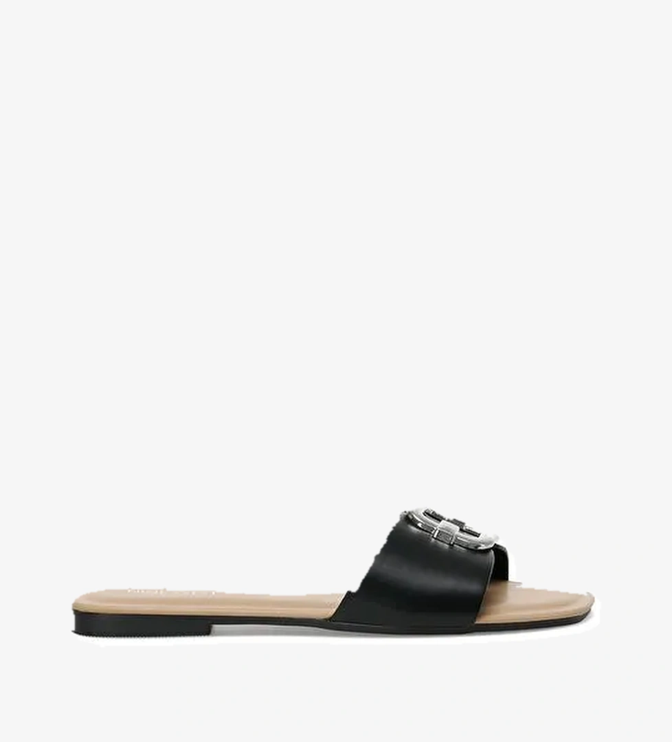 Nine West Nine West VUNCU 2FX Siyah Kadın Düz Terlik Sandalet & Terlik | Boyner Siyah - 1. görsel