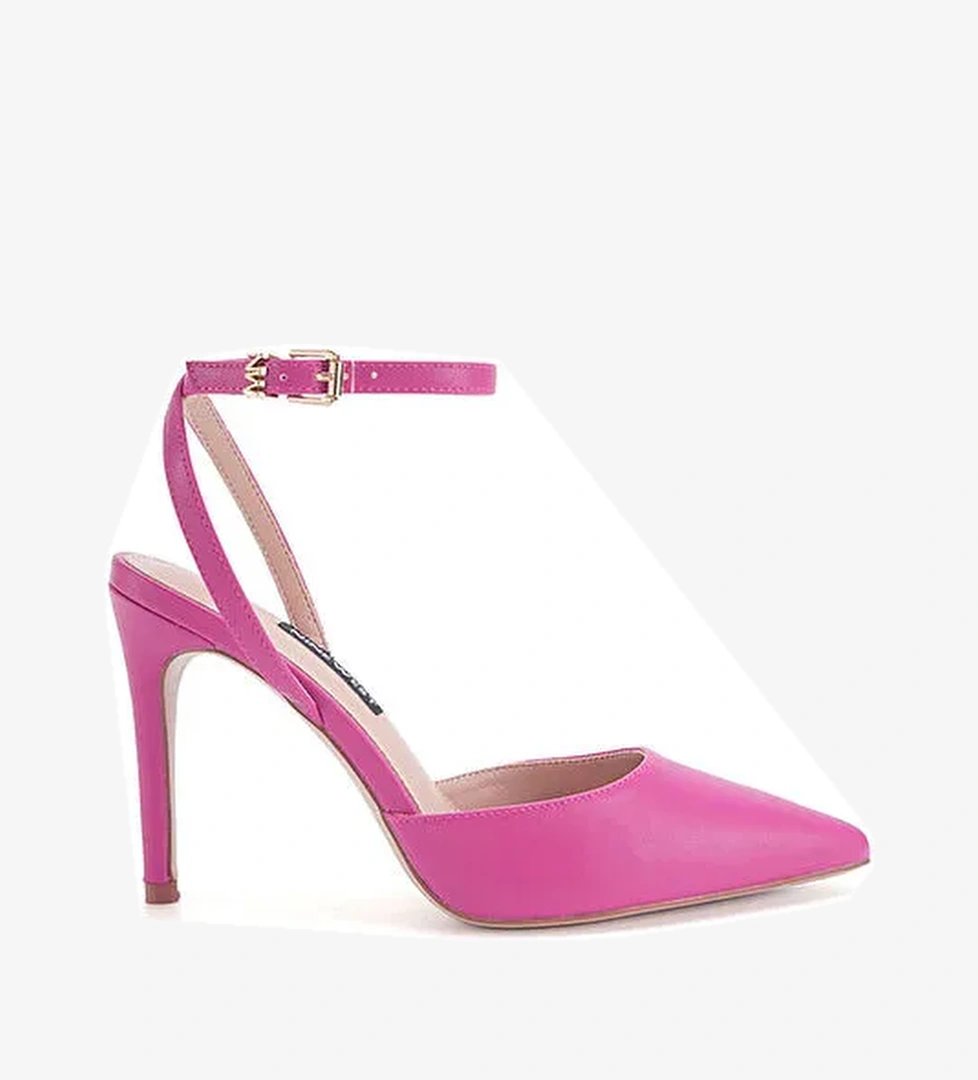 JONIE 3PR Fuşya Kadın Topuklu Ayakkabı - Görsel 1