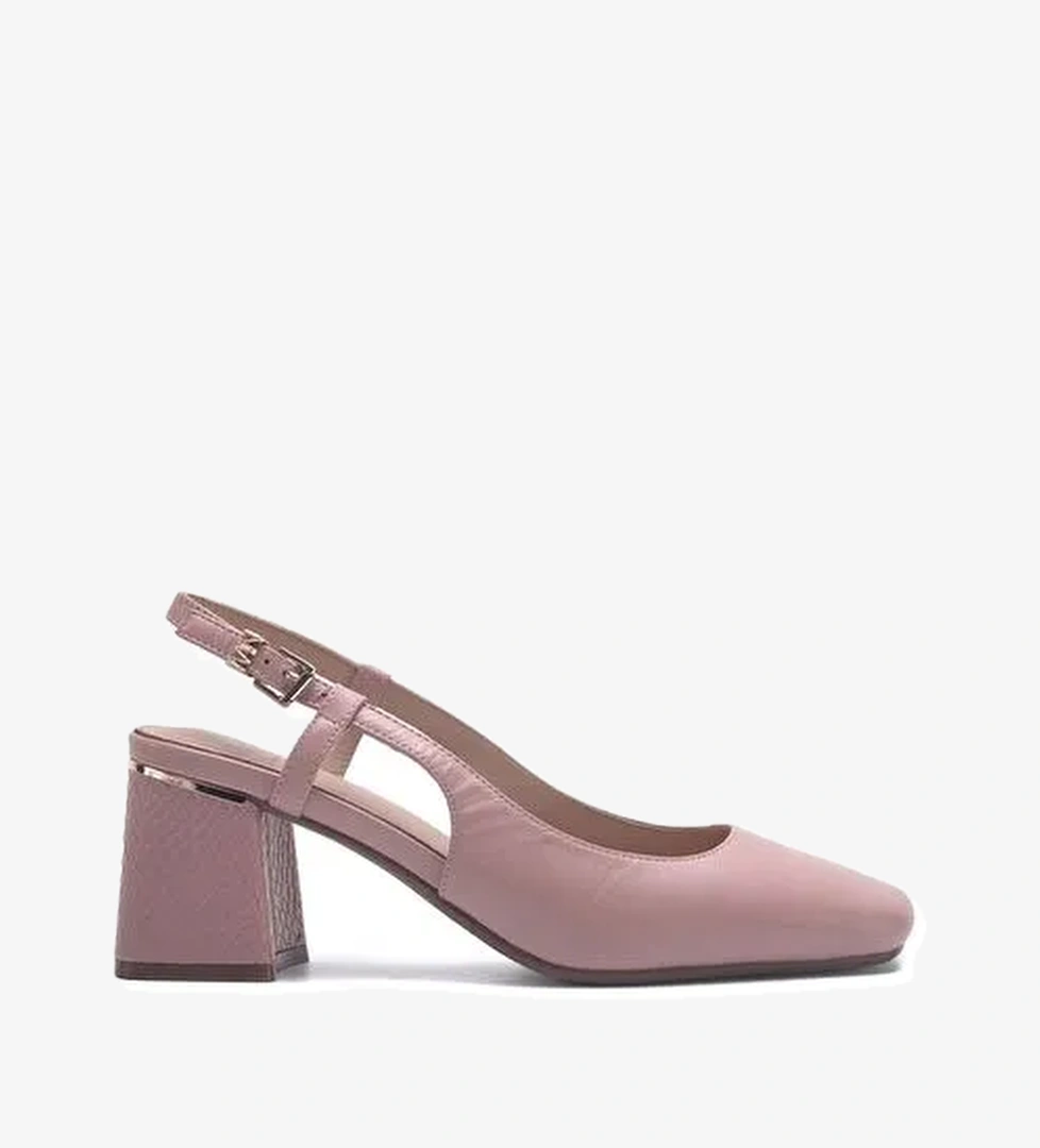 BELNA 3FX Krem Kadın Topuklu Ayakkabı - Görsel 1