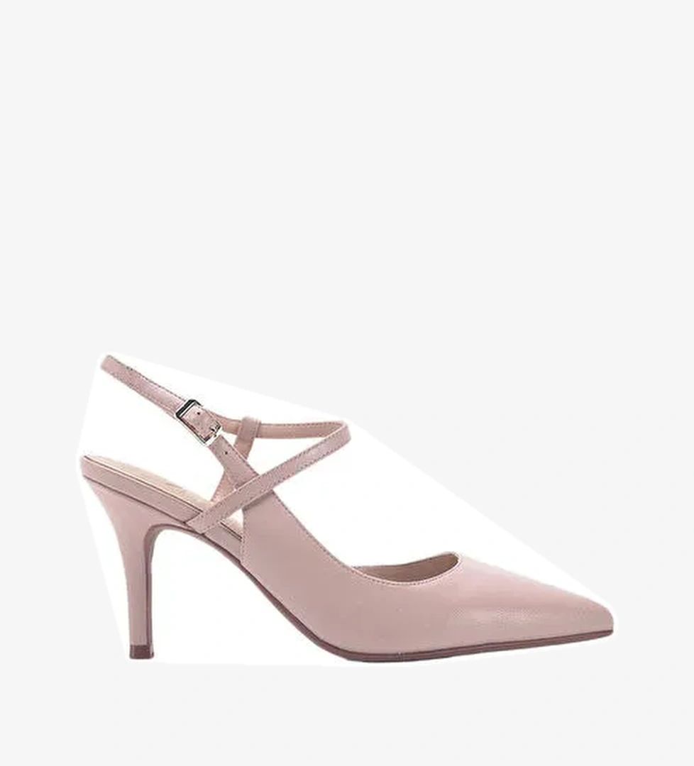 ENNAY 3FX Pembe Kadın Topuklu Ayakkabı - Görsel 1