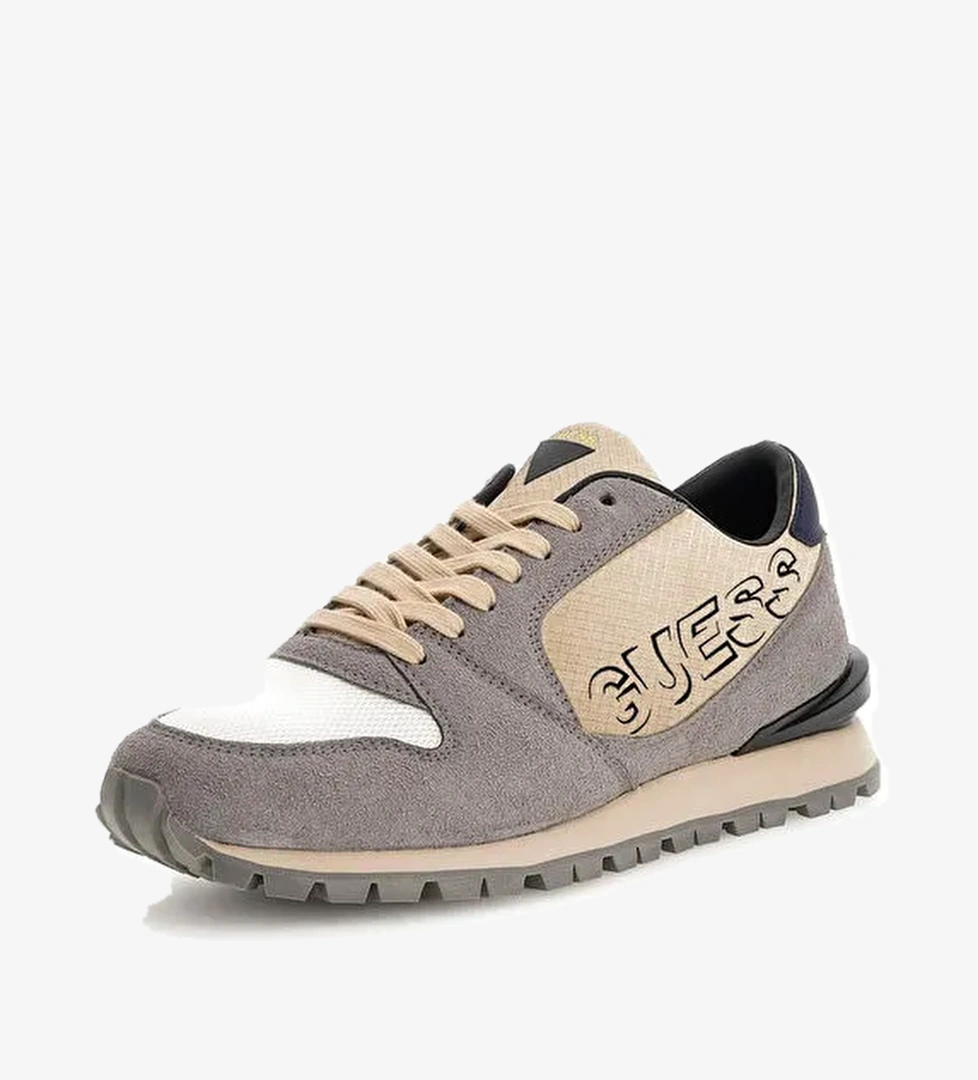 Guess Bej - Gri Erkek Sneaker ARONA