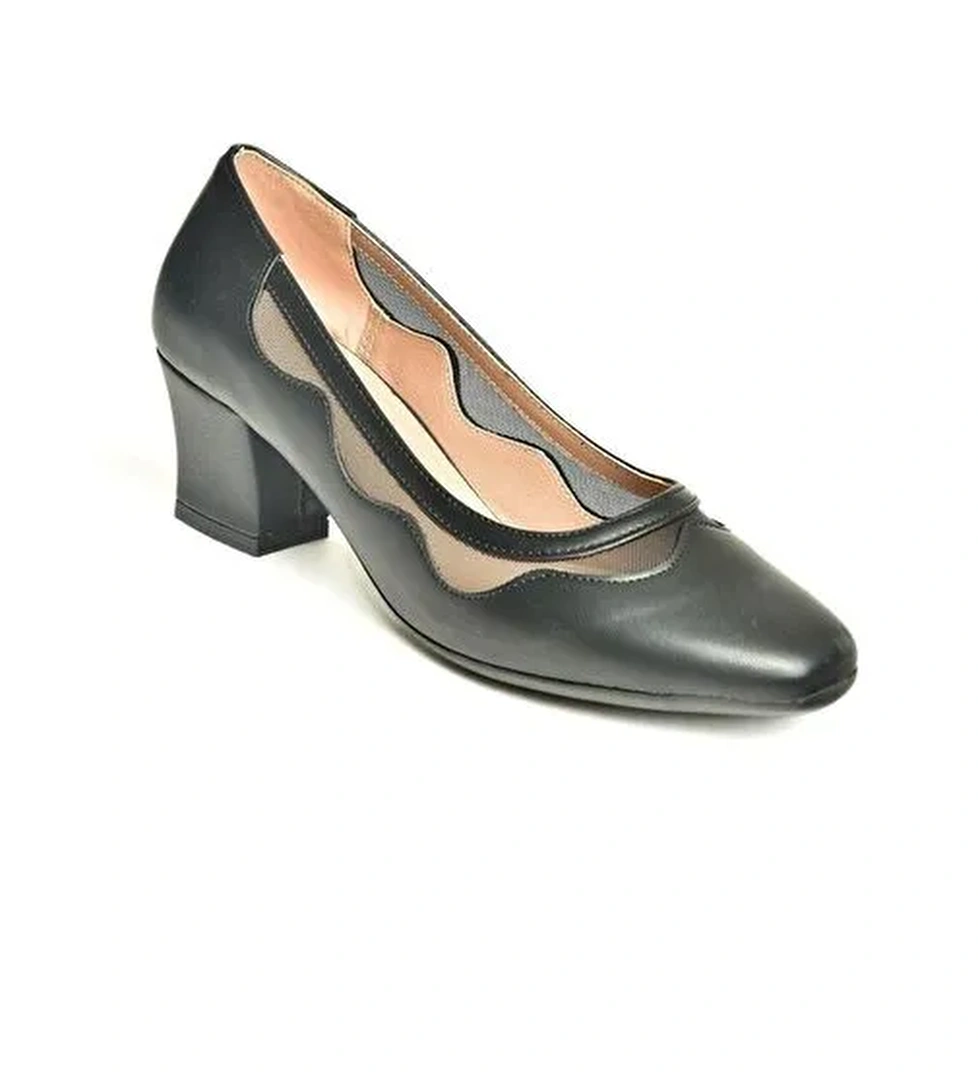 Fox Shoes Siyah Kadın Topuklu Ayakkabı 13339 - Görsel 1