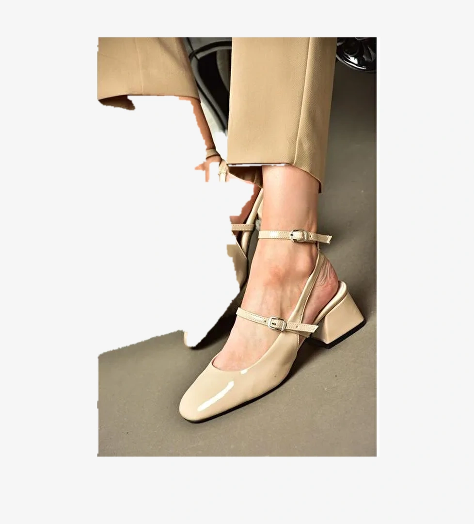 P654137008 Ten Rugan Mary Jane Alçak Topuklu Kadın Ayakkabı Maryjane - Görsel 1