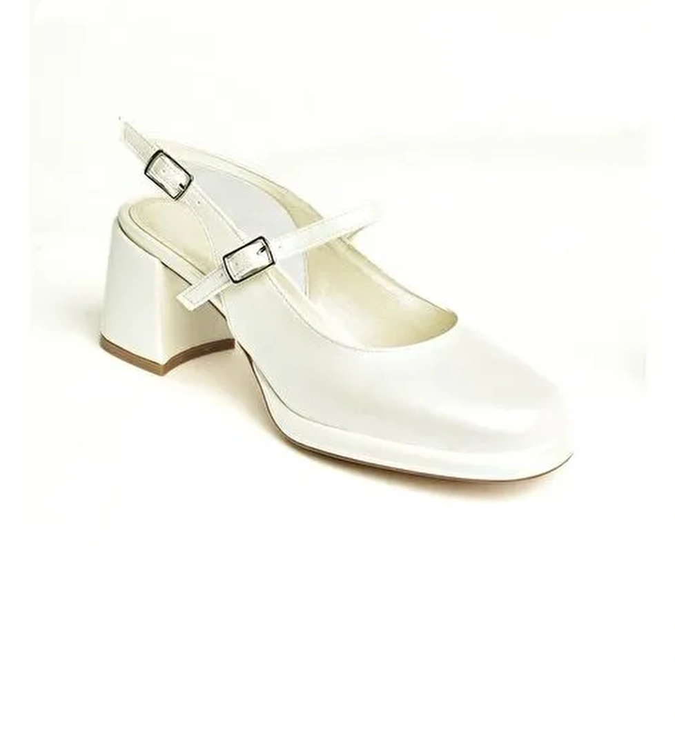 Fox Shoes Sedef Kadın Topuklu Ayakkabı 13354 - Görsel 1