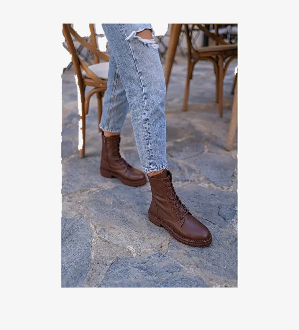 Alvis Kahve Deri Postal - Görsel 1