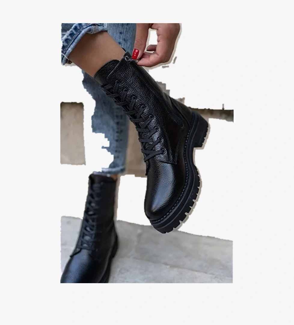 Alvis Siyah Deri Postal - Görsel 1