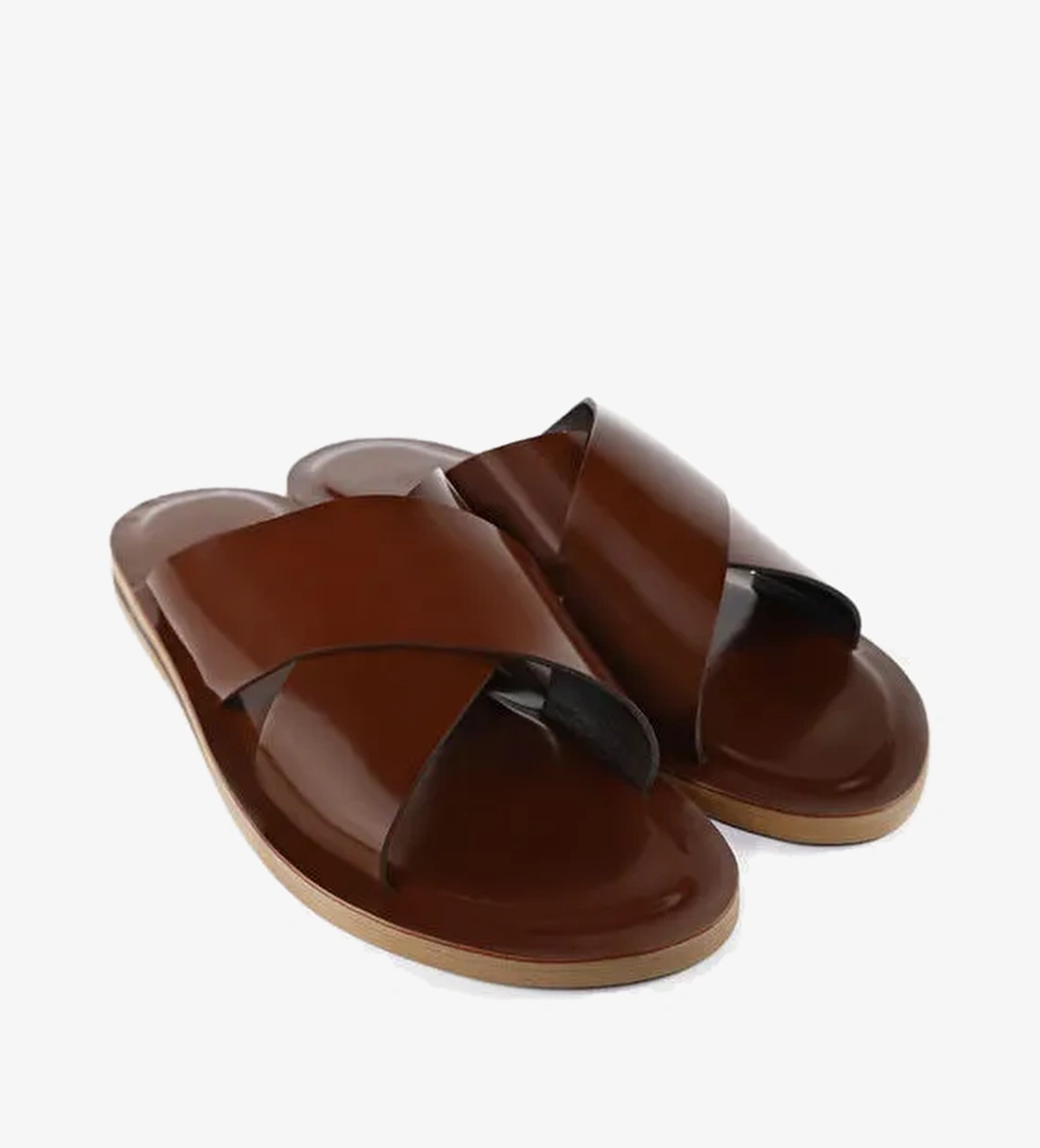 ÇAPRAZ BANTLI DERİ TERLİK - Görsel 1