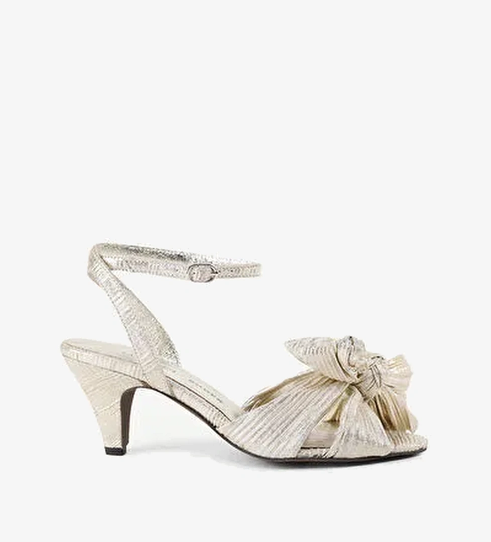 Yargıcı Çok Renkli Kadın Kumaş Topuklu Sandalet 24YKAY4541X - Görsel 1