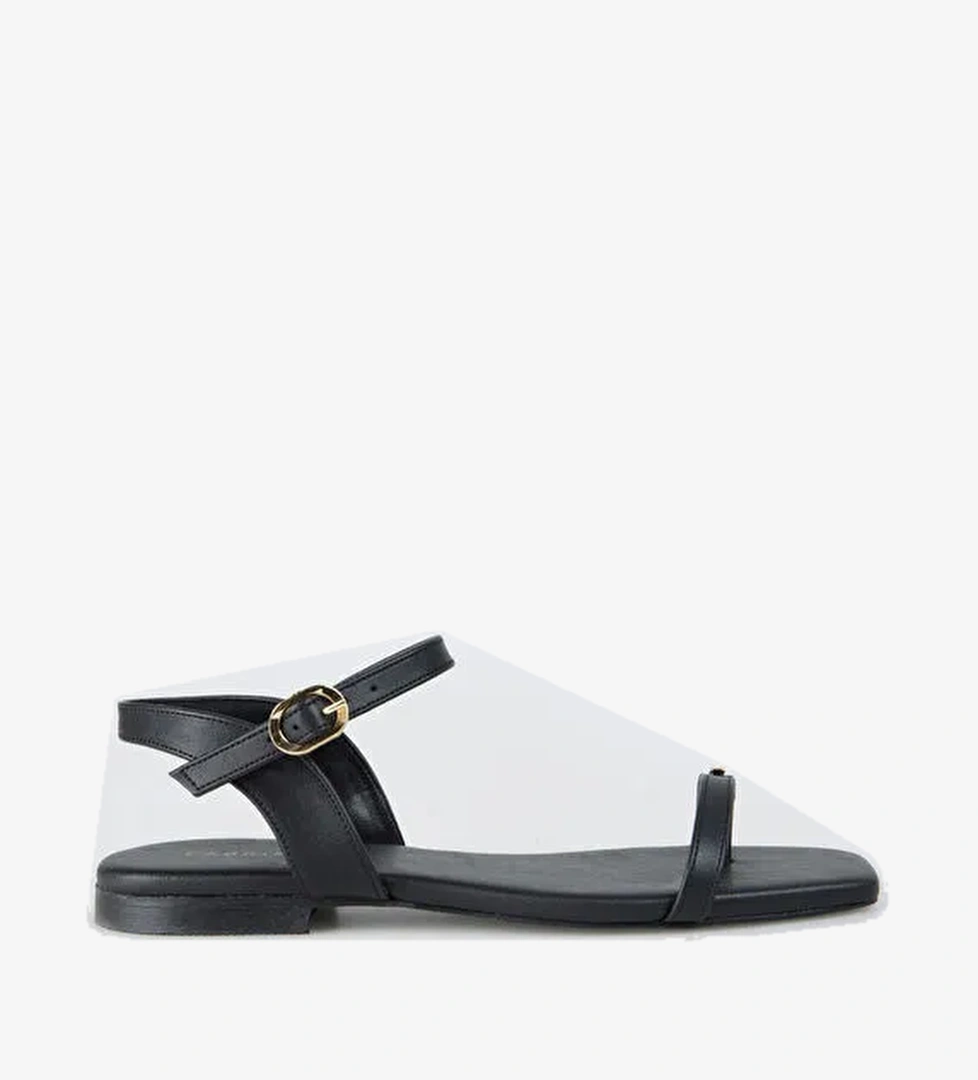 Fabrika Siyah Kadın Sandalet DOROTHEA - Görsel 1