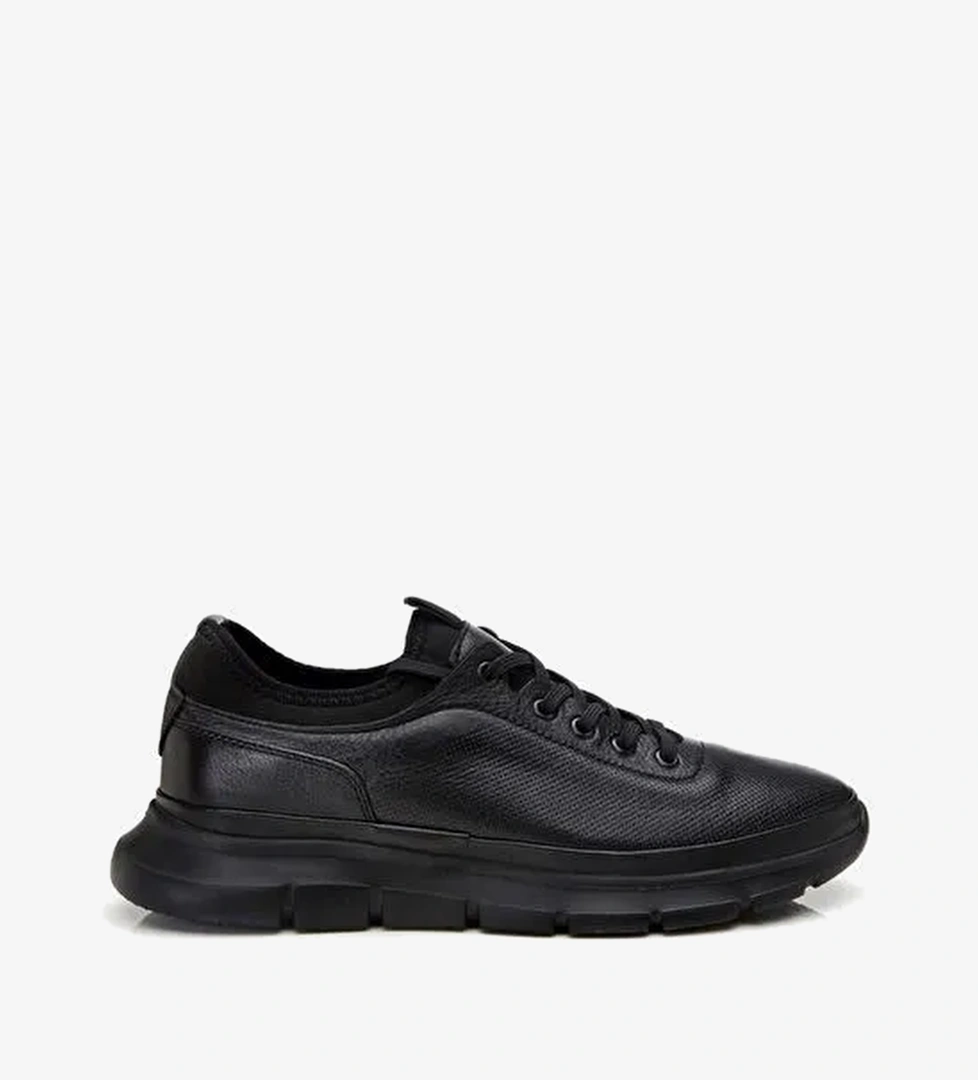 Hotiç Siyah Erkek Deri Sneaker 02AYH306090A100 - Görsel 1