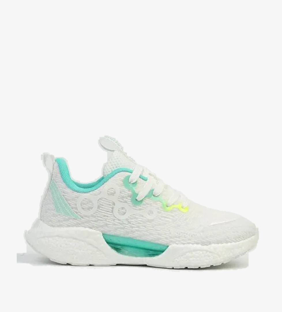 Pierre Cardin Beyaz-Turkuaz Kadın Sneaker PCI-10052-Beyaz - Görsel 1