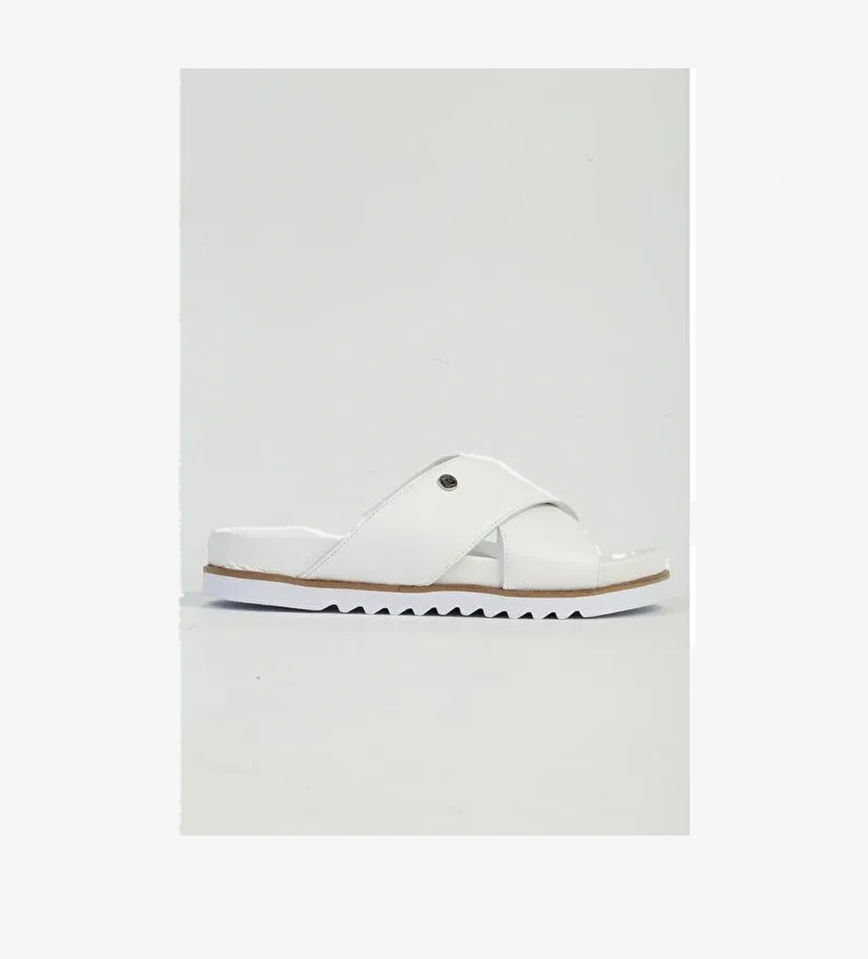 Pierre Cardin Beyaz Kadın Terlik PC-54601-Beyaz - Görsel 1