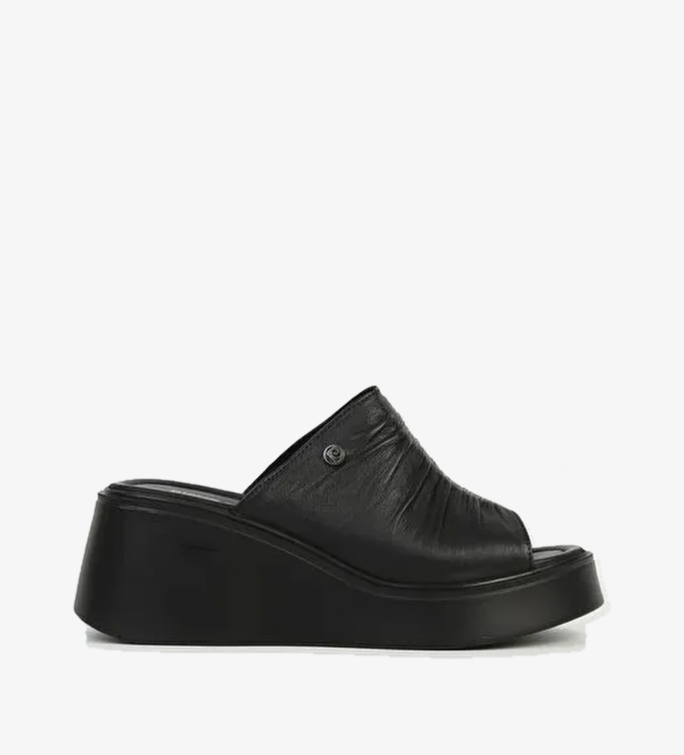 Pierre Cardin Siyah Kadın Terlik PC-54610-Siyah - Görsel 1