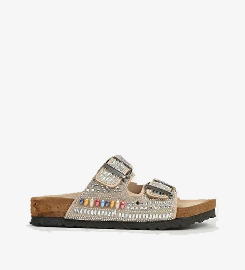 Pierre Cardin Bej Kadın Terlik PC-7303-Bej - Görsel 1