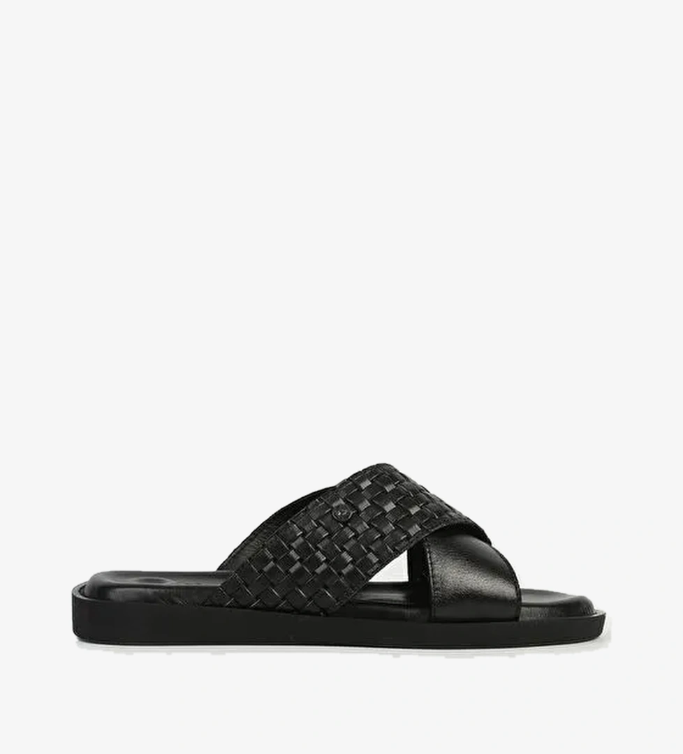 Pierre Cardin Siyah Erkek Terlik PC-7341-Siyah - Görsel 1