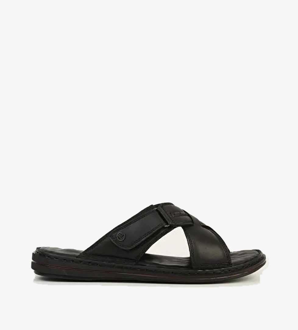 Pierre Cardin Siyah Erkek Terlik PC-7450-Siyah - Görsel 1