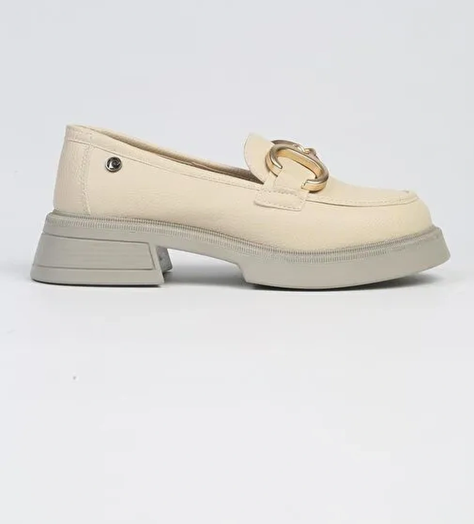 Pierre Cardin Krem Kadın Günlük Ayakkabı PC-52650-Krem - Görsel 1