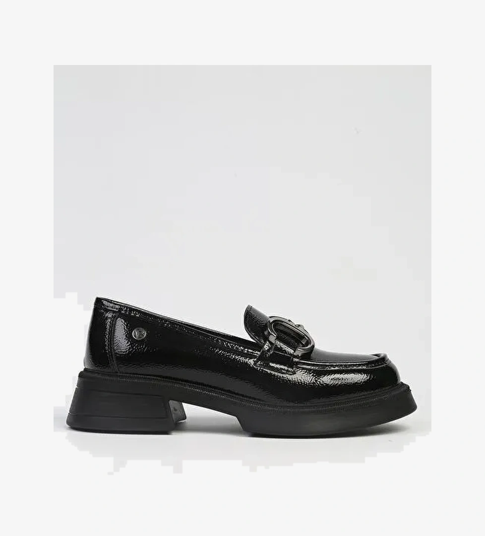 Pierre Cardin Siyah Kadın Rugan Günlük Ayakkabı PC-52650-Rugan Siyah - Görsel 1