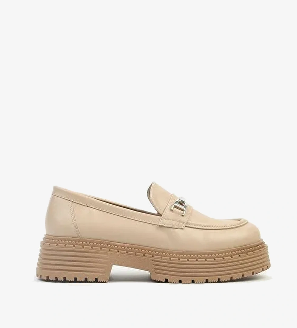 Pierre Cardin Bej Kadın Günlük Ayakkabı PC-52431-Bej Cilt - Görsel 1