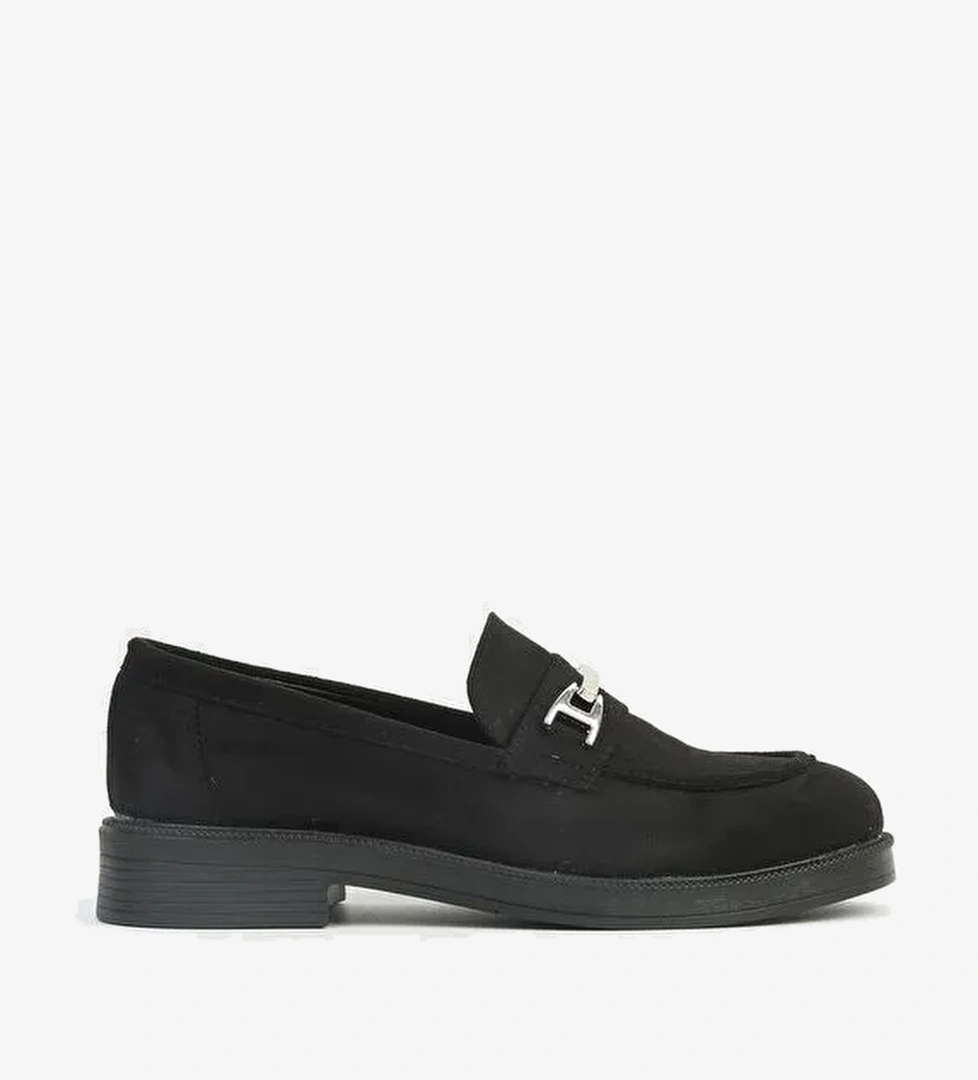 Pierre Cardin Siyah Kadın Günlük Ayakkabı PC-54169-Siyah Süet - Görsel 1