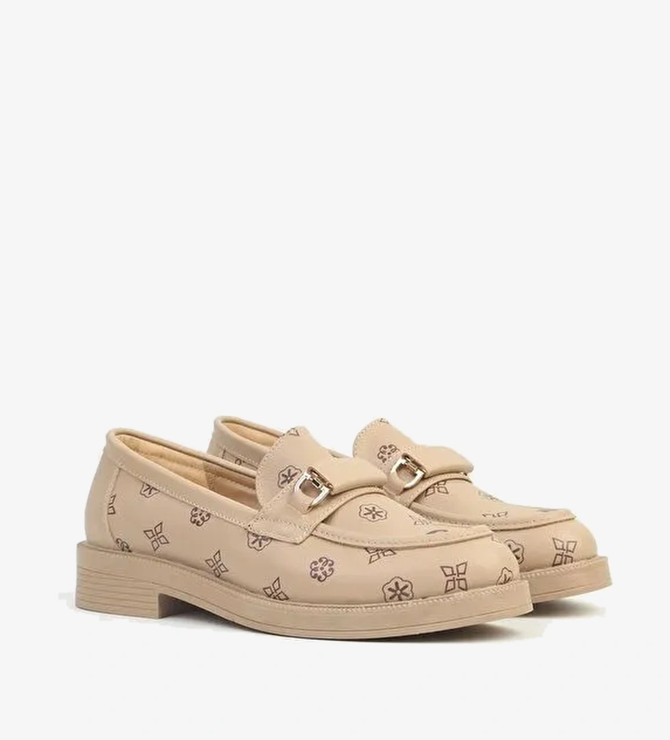 Pierre Cardin Bej Kadın Loafer PC-54117-Bej - Görsel 1