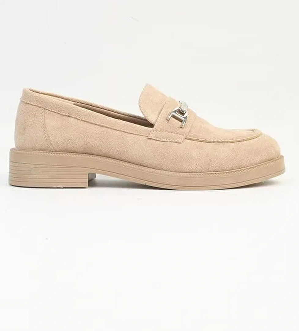 Pierre Cardin® | PC-54169 Vizon Süet Kadın Günlük Ayakkabı - Görsel 1