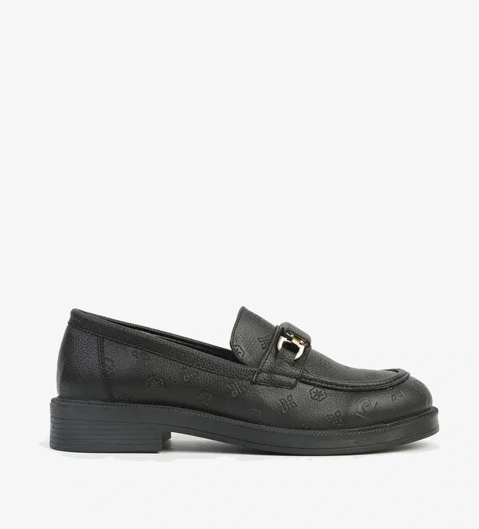 Pierre Cardin® | PC-54117 - Kadın Siyah Loafer - Görsel 1