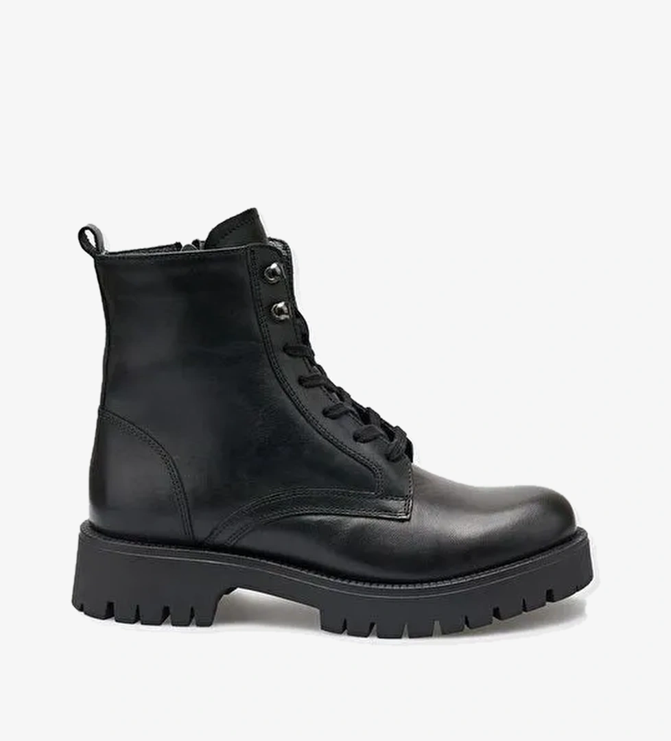 Cabani Ayakkabı Siyah Kadın Deri Postal 127639 - Görsel 1