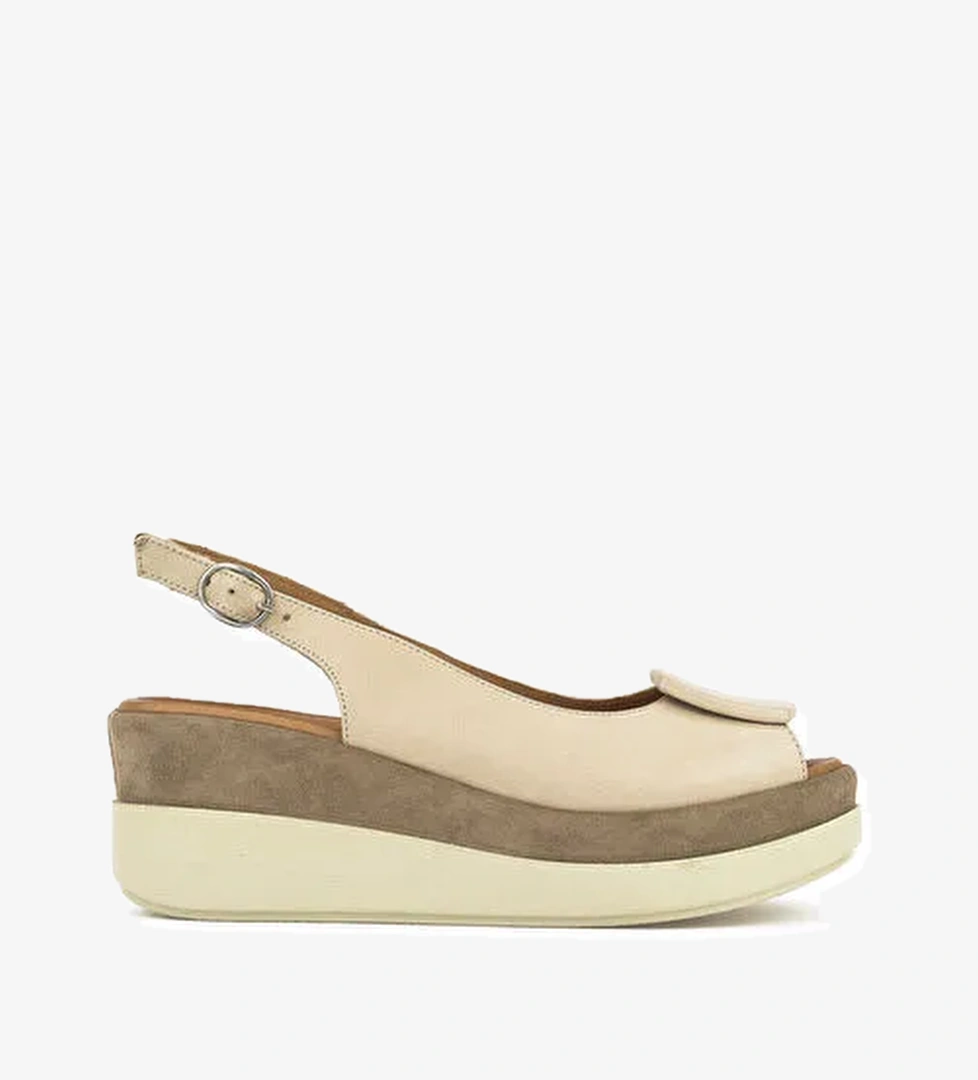 Ziya Bej Kadın Deri Topuklu Sandalet 151992Z21010S_340 - Görsel 1