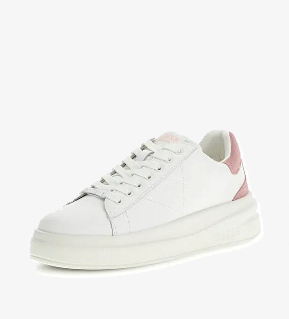 Guess Beyaz Kadın Deri Sneaker FLJELBLEA12-WHIPI