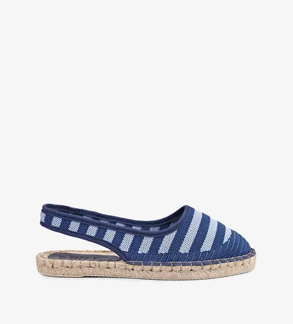 ARKASI AÇIK TRİKO ESPADRİL - Görsel 1