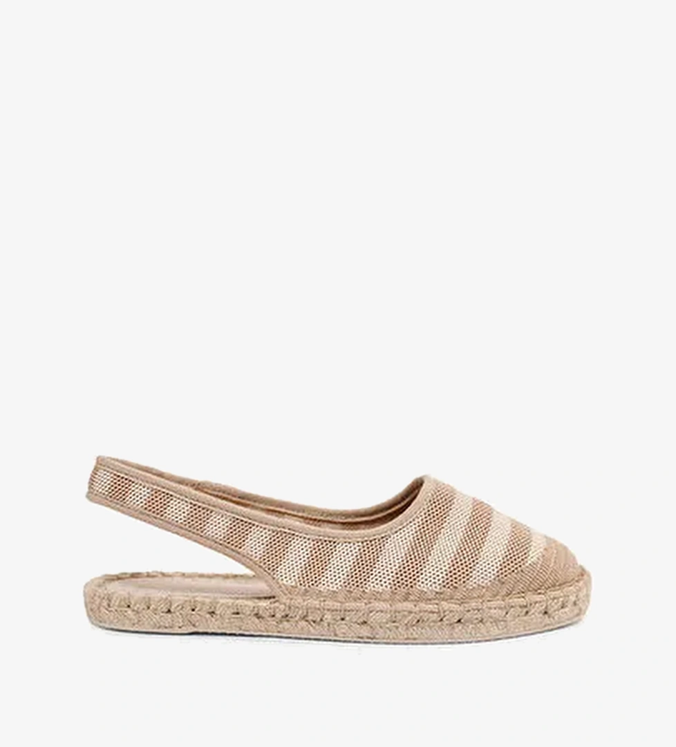 ARKASI AÇIK TRİKO ESPADRİL - Görsel 1