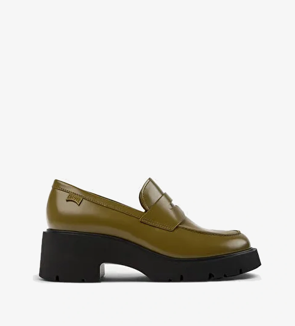 Camper Yeşil Kadın Deri Loafer K201425-026 - Görsel 1