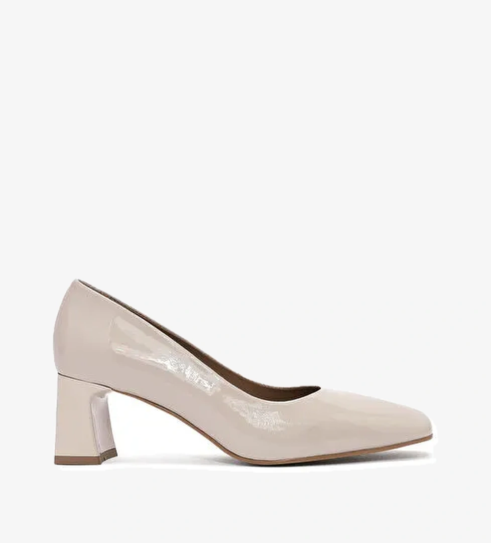 Derimod Bej Kadın Rugan Stiletto 25SFD132516 - Görsel 1