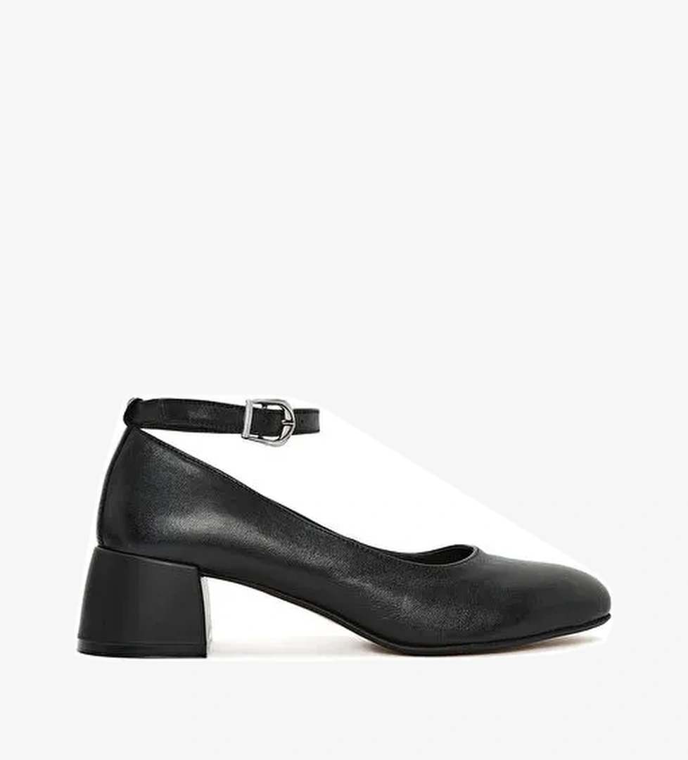 Derimod Derimod Siyah Kadın Deri Topuklu Ayakkabı 25SFD410918 | Boyner Siyah - 1. görsel