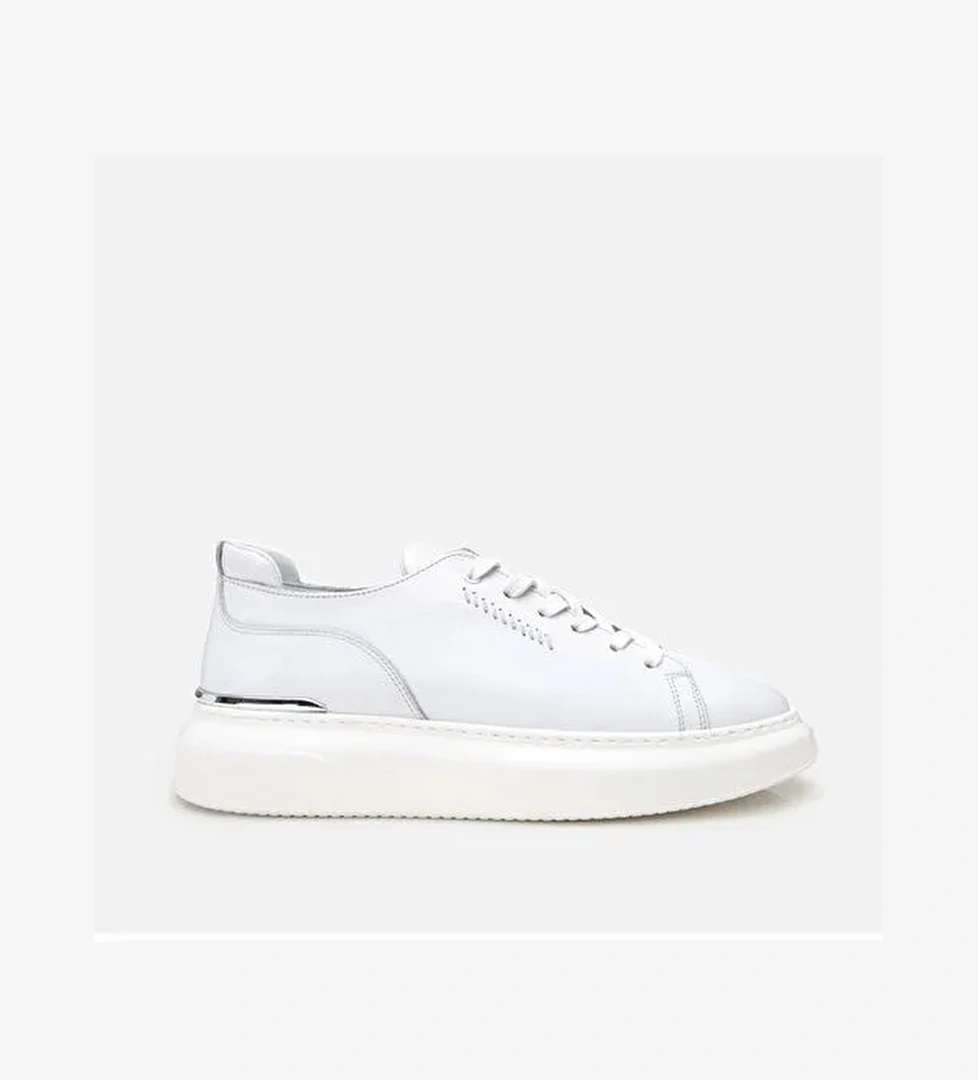 Hotiç Beyaz Erkek Deri Günlük Ayakkabı 02AYH305820A900 - Görsel 1