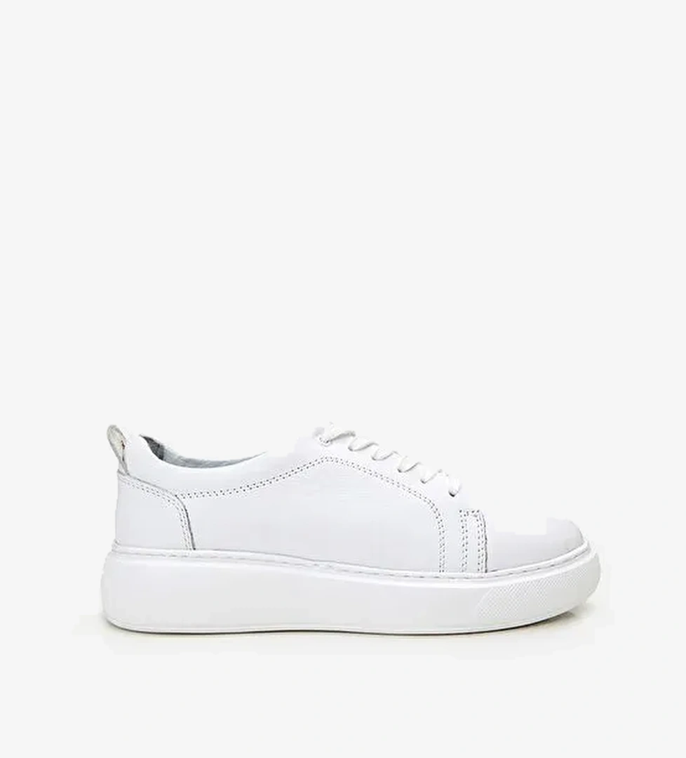 Hotiç Beyaz Kadın Deri Sneaker 01AYH306560A900 - Görsel 1