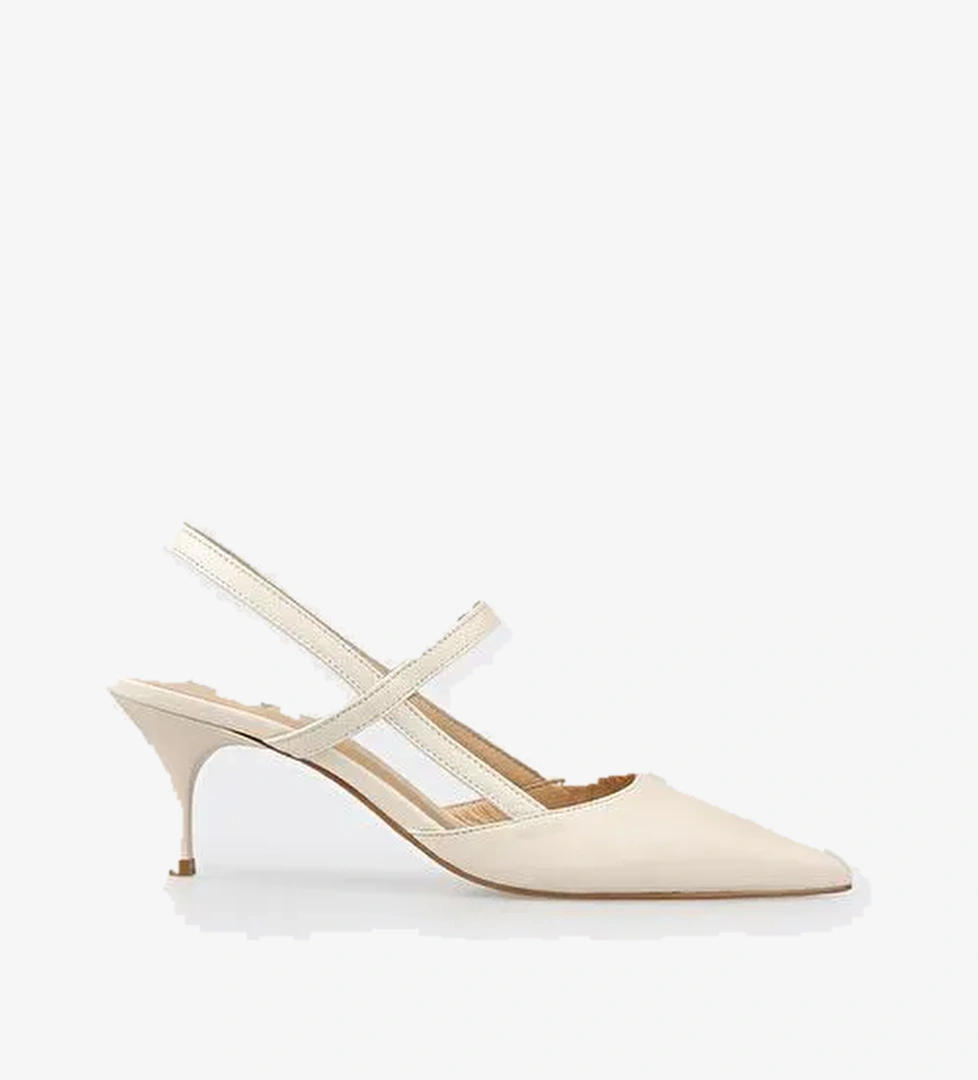 Elle Siyah Kadın Deri Topuklu Ayakkabı ZAVSER-1 - Görsel 1