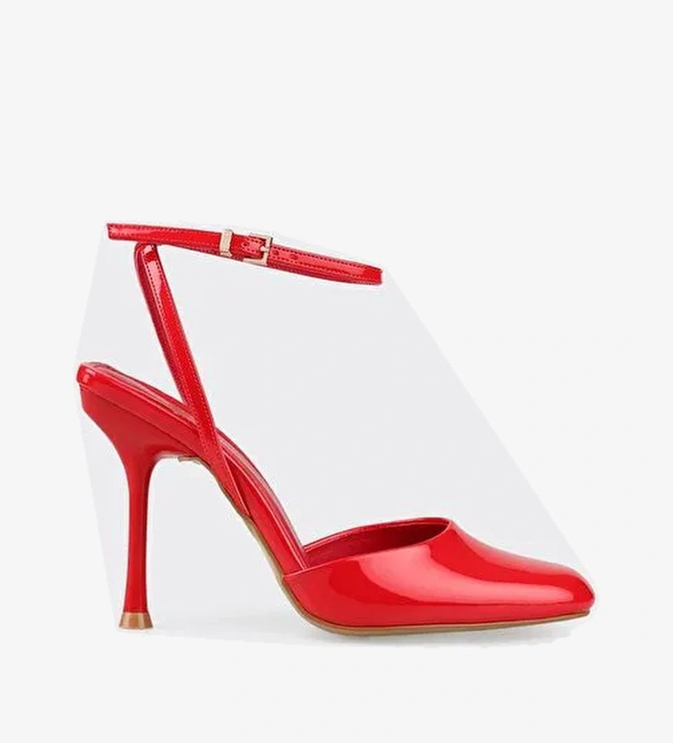 Elle Kırmızı Kadın Topuklu Ayakkabı RANATE - Görsel 1