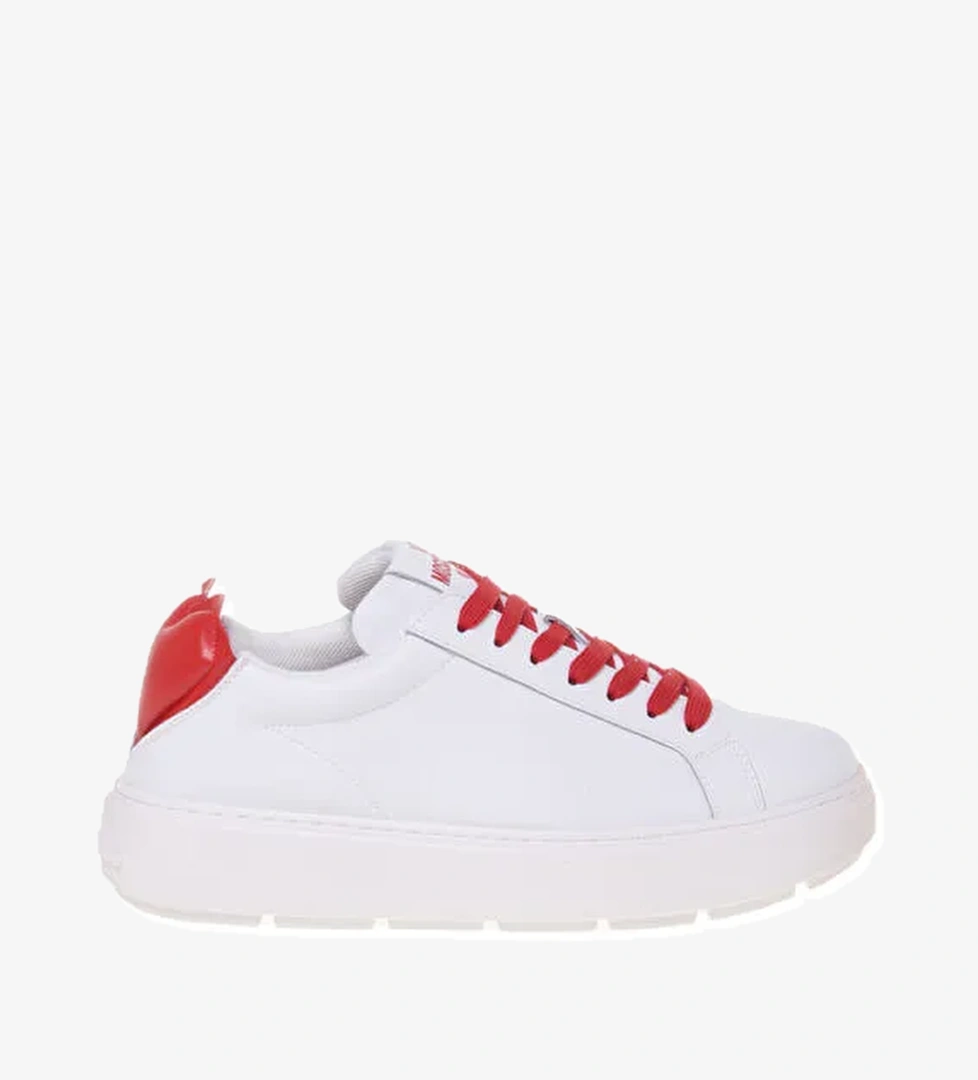 Love Moschino Beyaz Kadın Deri Sneaker JA15174G1M
