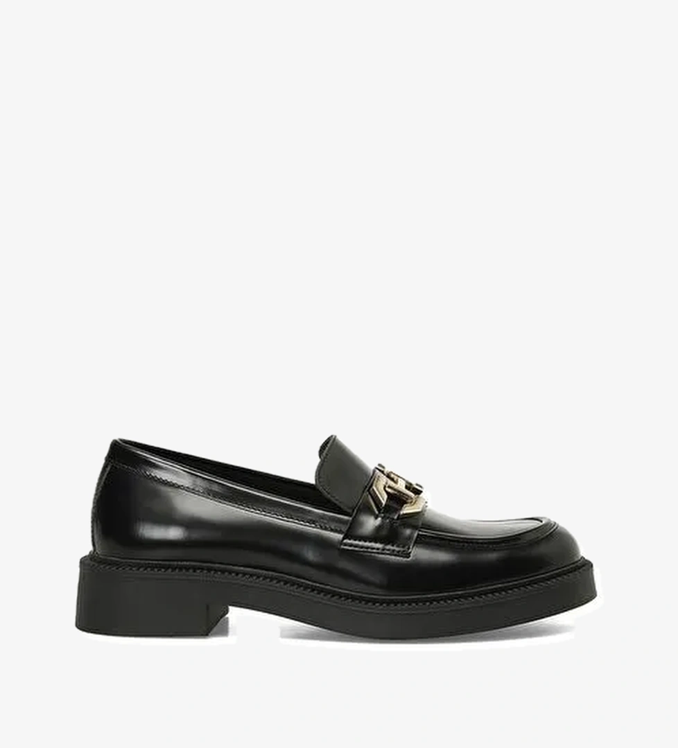 LUNLA 5FX Siyah Kadın Loafer - Görsel 1