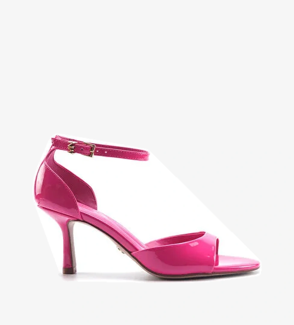 TUMPARS 5FX Fuşya Kadın Topuklu Sandalet - Görsel 1