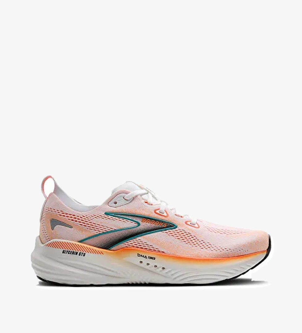 Brooks 1104461D186 Glycerin GTS 22 Beyaz Erkek Koşu Ayakkabısı - Görsel 1